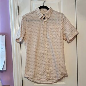 14th & Union Cream Casual Button Down Shirt